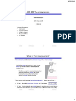 Thermodynamics Course Overview