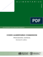 Codex Alimentarius Manual 1999