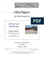 Xsite Report: By: Xsite Validation LLC