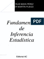 Ruiz-Maya Perez Pliego Fundamentos Inferencia Estadistica 1999 Spanish