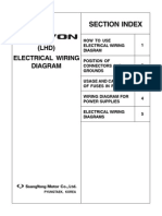 Section Index: (LHD) Electrical Wiring Diagram