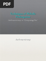 06 Techniques Melodic Prolongation