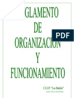 Reglamento de Organización y Funcionamiento