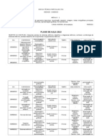 Plano de Curso - Eletrotécnica - Desenho Técnico I