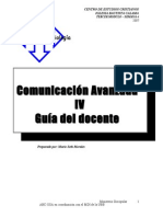 4a Semana Comunicacion Avanzada Guia Del Docente