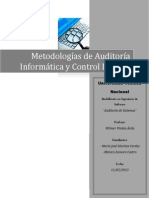 Las Metodologias de Auditoria Informatica Docx70244531