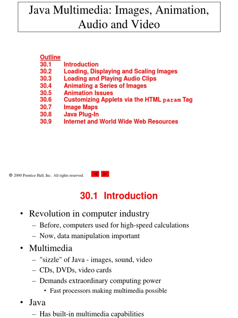 Media in Java | PDF | Java (Programming Language) | Web Browser
