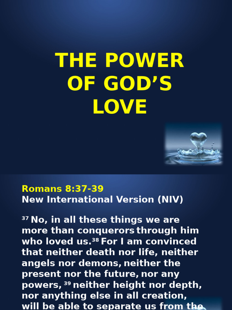 The Power of God's Love Explained | PDF | Religion & Spirituality