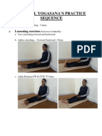 General Yogasana's Practice Sequence V-1