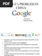 Google's Problem in China