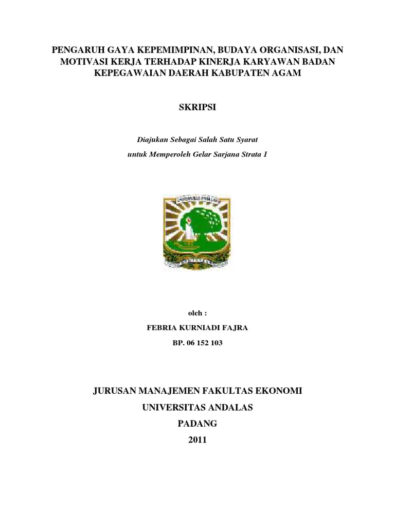 Pengaruh Gaya Kepemimpinan