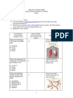 Lung Toxicology Worksheet Word