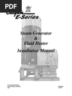 Download Clayton - IO Manual - E Series Steam GeneratorFluid Heater - R16600P by Mus Tio SN205760505 doc pdf