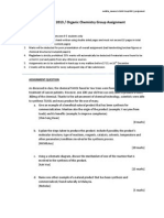 CCB 101 3 / September 2013 / Organic Chemistry Group Assignment