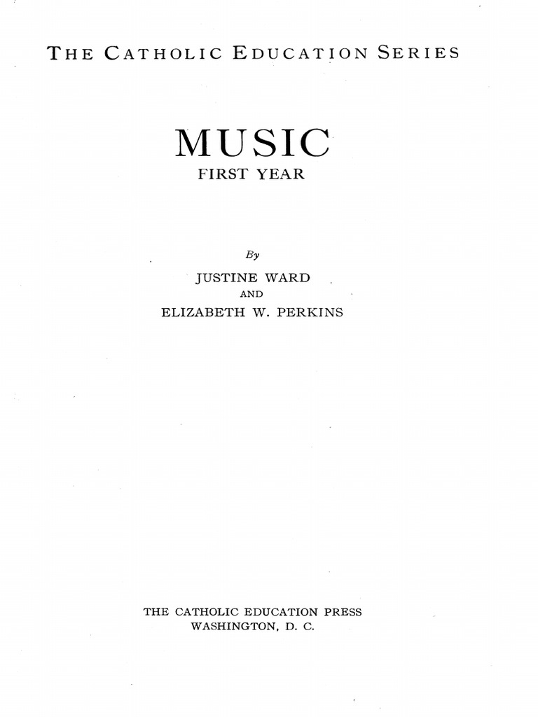 Ward Method For Teaching Children Singing | PDF | Art | Religion ...