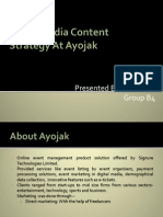 Social Media Content Strategy at Ayojak