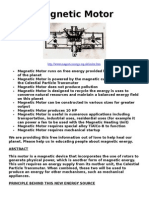 4005265 Magnetic Motor Plans