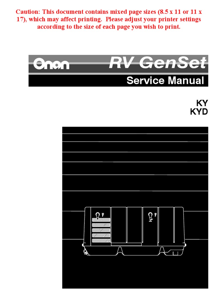 Onan 4kw Model 4kyfa26100k | Piston | Relay