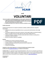 Anunt Voluntariat ICAR Copiii