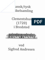 Clementshus I Bredsted Artikelsamling På Dansk Og Tysk