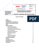 Project Standards and Specifications Crude Desalter Systems Rev01