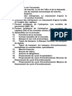 Examen Franceza. Intrebari