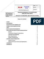 Project Standards and Specifications Lpg Recovery and Splitter Systems Rev01
