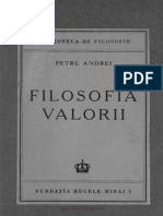 P.andrei,Filosofia Valorii,Buc.,1945.