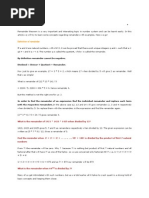 Remainder Theorem