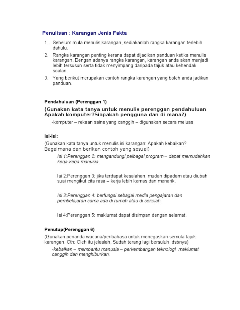 Karangan Fakta Pdf
