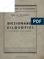 Fanu Dutulescu,Dictionarul filosofiei (Întelesurile a 1300 termeni),Craiova,1945.