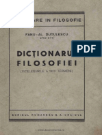 Fanu Dutulescu, Dictionarul Filosofiei (Întelesurile A 1300 Termeni), Craiova, 1945.