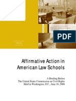 Affirmative Action in American Law Schools