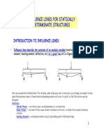 Guide to Influence Lines for Statically Determinate Structures