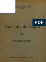 Gh.I.bratianu,Criza Ideii de Progres,Buc.,1928.