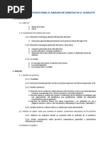 ESQUEMA ORENTATIVO PARA EL ANÁLISIS DE SONATAS DE SCARLATTI