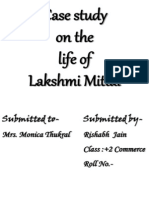 Case Study On The Life of Lakshmi Mittal