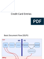 Credit Card Entries