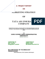 Tata Aig Insurance Company Marketing Strategies