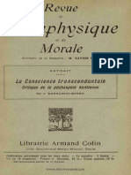 C.radulescu-Motru,La Conscience Transcendantale.critique de La Philosophie Kantienne,Paris,