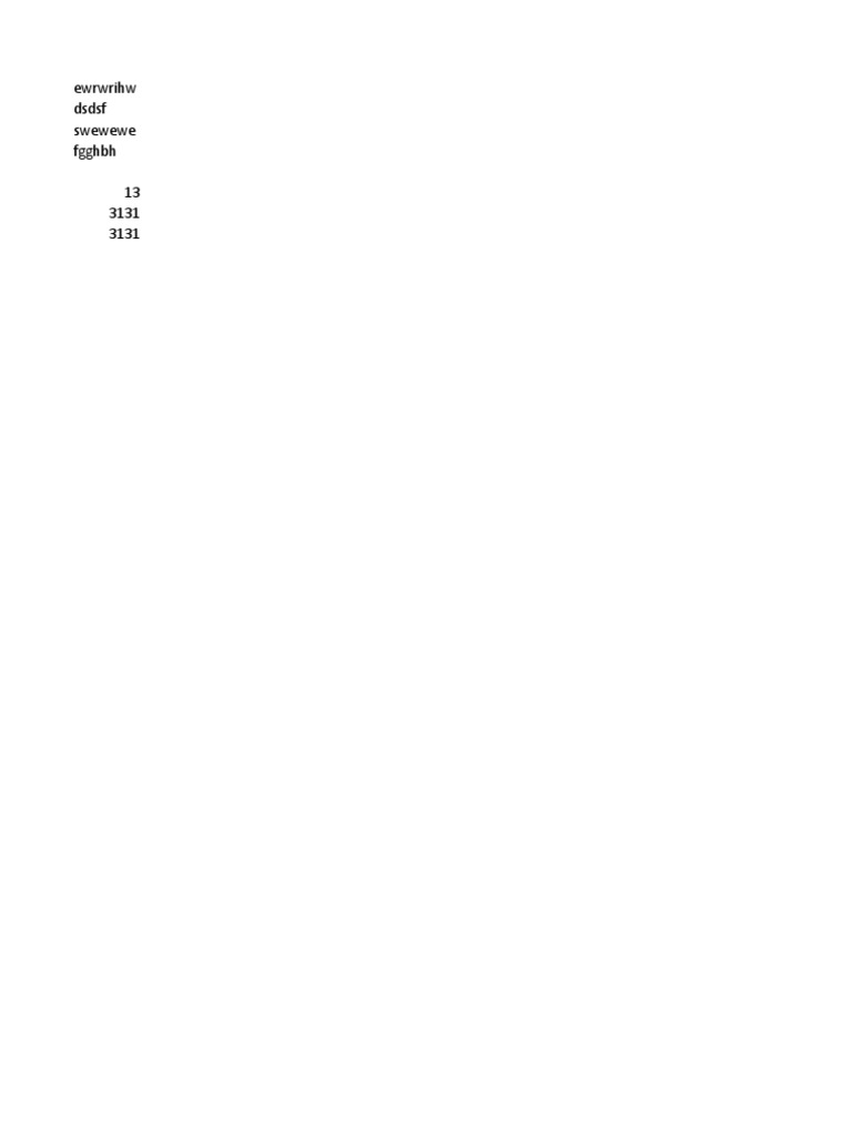 Document Content Overview | PDF