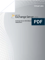 Exchange 2010 Deployment