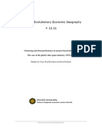 Clustering and Firm Performance in Project Based Industries, The Case of the Global Video Game Industry 1972-2007