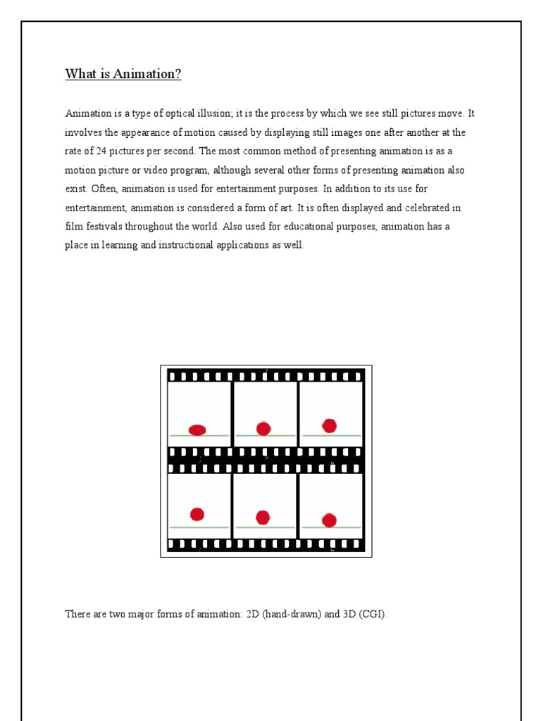 2D vs 3D Animation Explained | PDF | Animation | Computer Animation