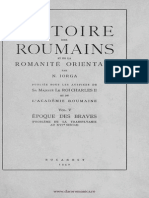 N.Iorga, Histoire Des Roumains Et de La Romanité Orientale. Volumul 5, Époque Des Braves