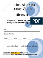 3er Grado - Bloque 3 - Proyecto 1