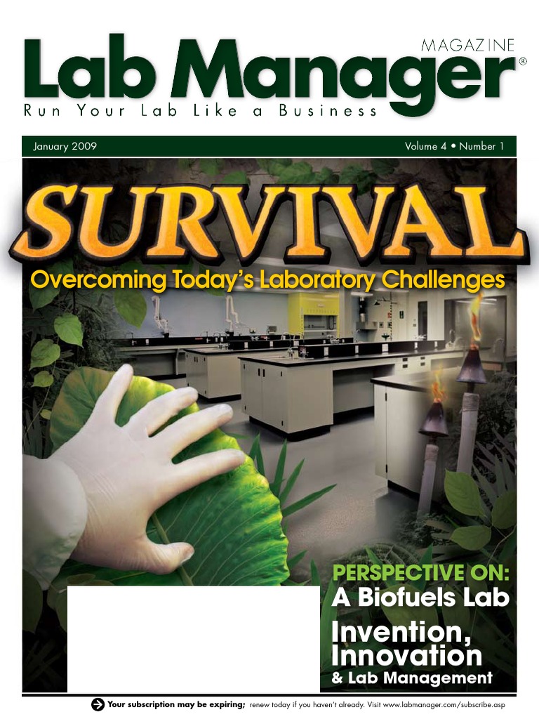 Lab Manager January 2009 | PDF | Project Management | Leadership