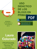 Sesión I Uso didáctico de los Blogs en Primaria