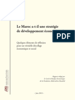 Rapport Fondation Bouabid Strategie Developpement Maroc