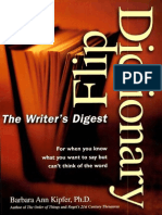 Writer's Digest Flip Dictionary-Mantesh